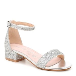 Olive & Edie Girls Sparkly Heeled Sandals NWT in Box